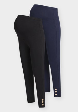 2 PACK - Κολάν - Παντελόνια - black/dark blue