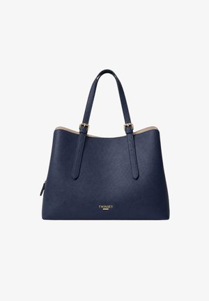 TWINSET, TOTE GRANDE SFODERATA - Shopping bag - blu