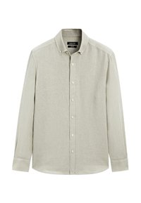 REGULAR FIT SEMI-SHEER - Shirt - mottled brown