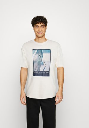 JORNEOPREP PHOTO TEE - Print T-shirt - whisper white