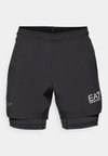 VIGOR7 SHORTS - Šortai „du viename“ - black