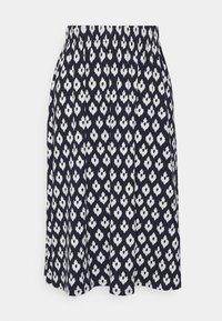 Marks & Spencer GEO SKIRT - Saia evasé - blue mix