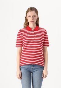 Tommy Hilfiger Poloshirts - primary red/ecru