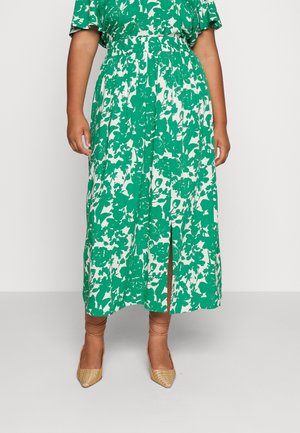 CARGRETHA LIFE SKIRT - Spódnica trapezowa - pepper green