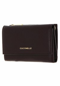 Coccinelle METALLIC SOFT - Portafoglio - darkbrown