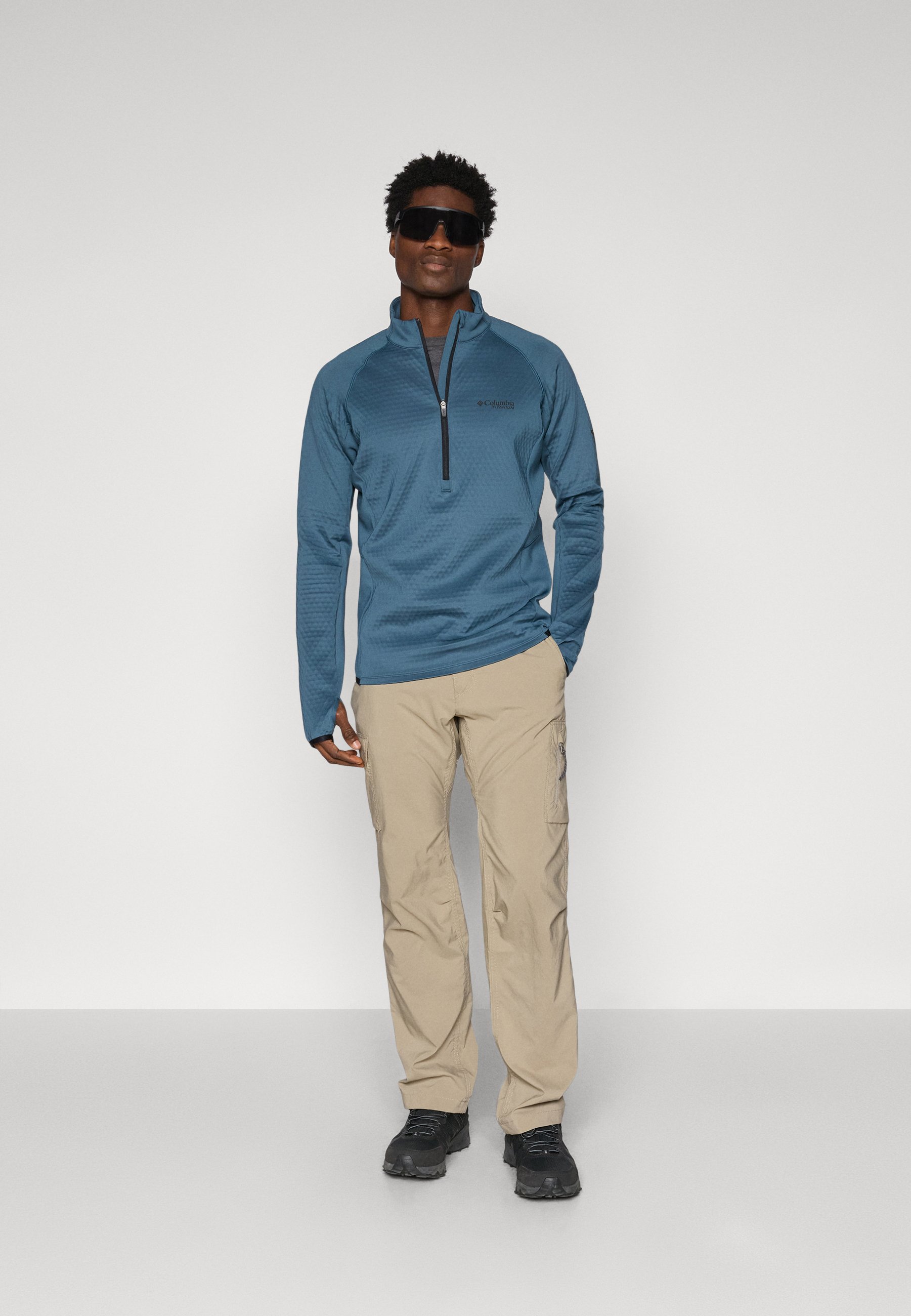 Columbia CRYSTAL LEAF™ HELIX HALF ZIP - Sudadera - everblue/black