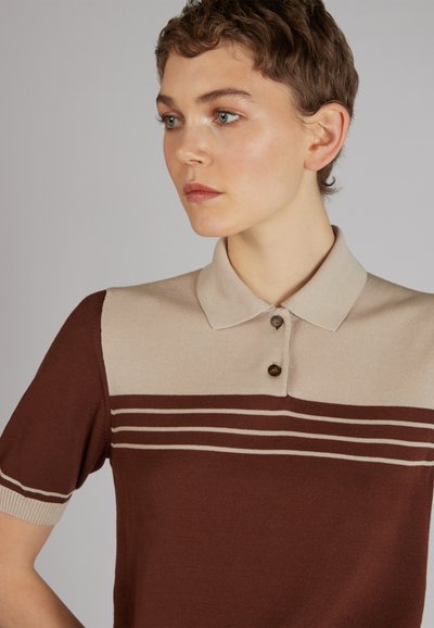Slowear ZANONE - Poloshirt - natural brown