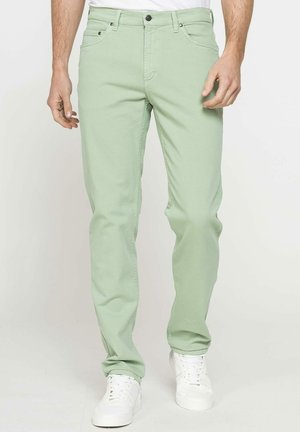Carrera Jeans TESSUTO BULL - Jeans a sigaretta - verde salvia chiaro
