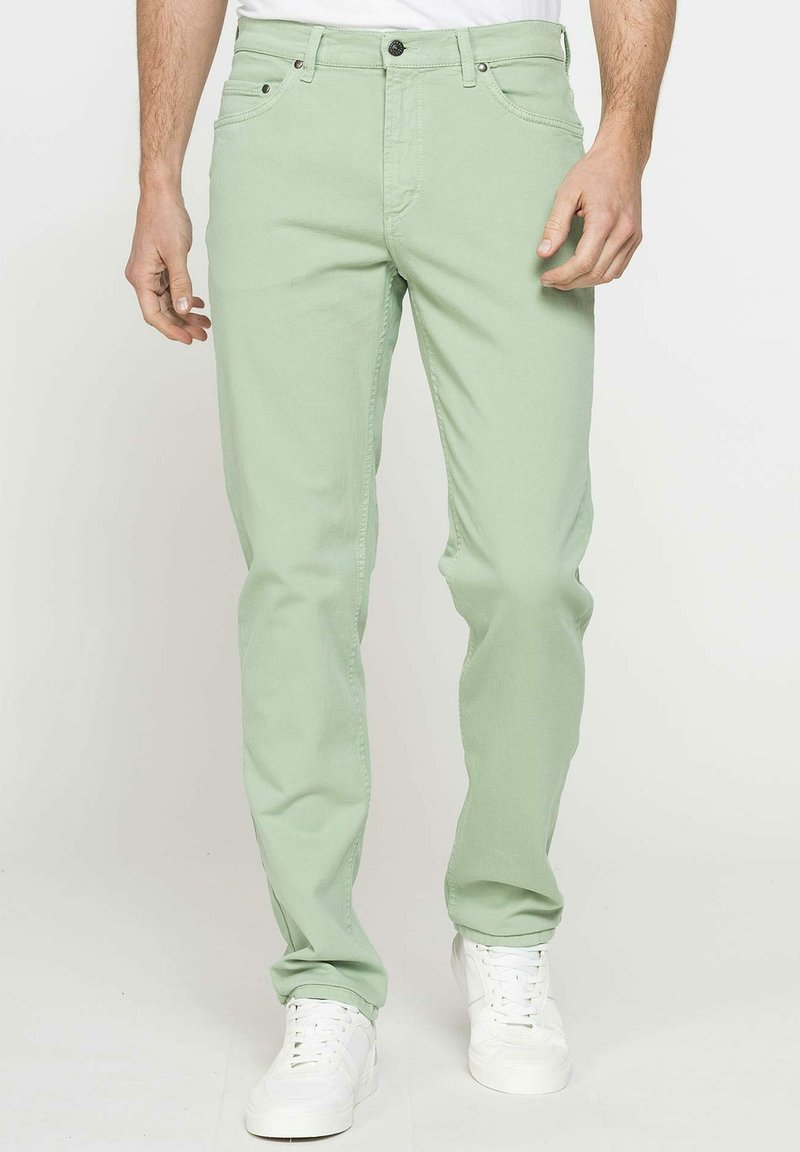 Carrera Jeans TESSUTO BULL - Jeans a sigaretta - verde salvia chiaro