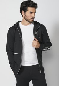 Koroshi Felpa con zip - black