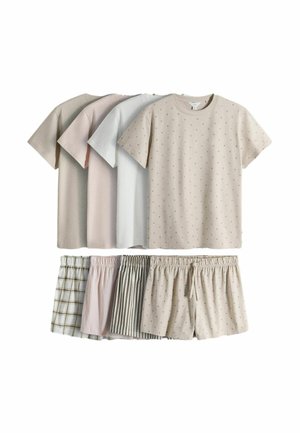 THE SET REGULAR FIT - 4 PACK T-SHIRT AND SHORT NIGHTWEAR SET . - Pyjama - pink