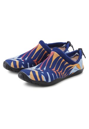 Slip-ons - blau orange