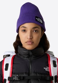 The North Face LOGO BOX CUFFED - Čepice - peak purple