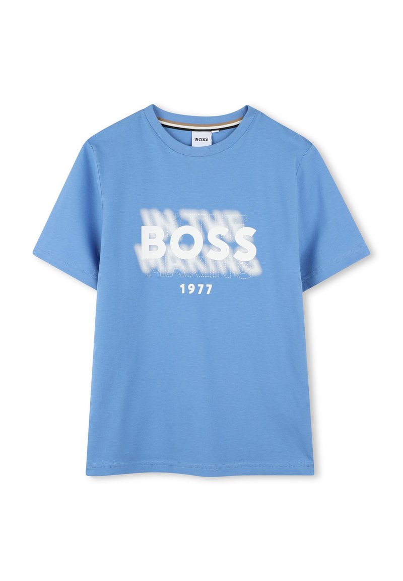 BOSS Kidswear T-shirt print donkerblauw BOSS Kidswear T-shirt print donkerblauw