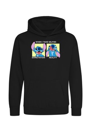 LILO STITCH STITCH SELFIE - Sweat à capuche - black