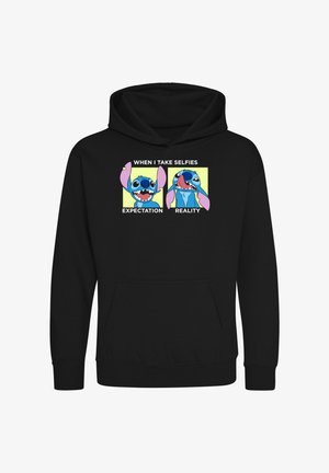 Disney LILO STITCH STITCH SELFIE - Hoodie - black