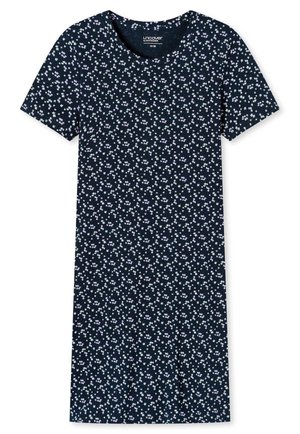 Nachthemd - blau/weiß