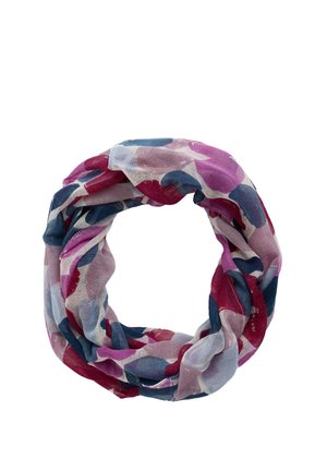 PRETTY CIRCLE - Fular burlan - lilac collage spot chalk