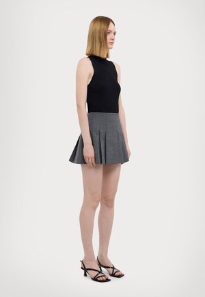 MAX&Co. LONG VERY SHORT - Gonna a pieghe - mittelgrau