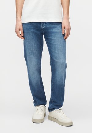 Džínsy s rovným strihom - medium blue denim