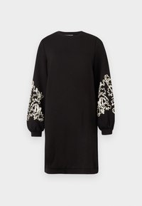 VISIFFI O NECK DRESS - Day dress - black beauty/birch