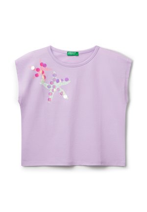 WITH SEQUINS - Top - violet