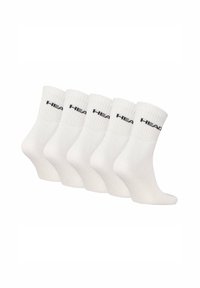 Head UNISEX 5ER PACK - ALL SPORTS SHORT CREW ECOM - Chaussettes - weiß