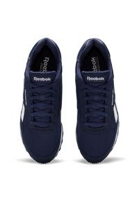 Scarpe da corsa blu navy con tessuto testurizzato, design con lacci, accenti bianchi, colletto imbottito e suole interne con marchio. Silhouette in stile retrò.