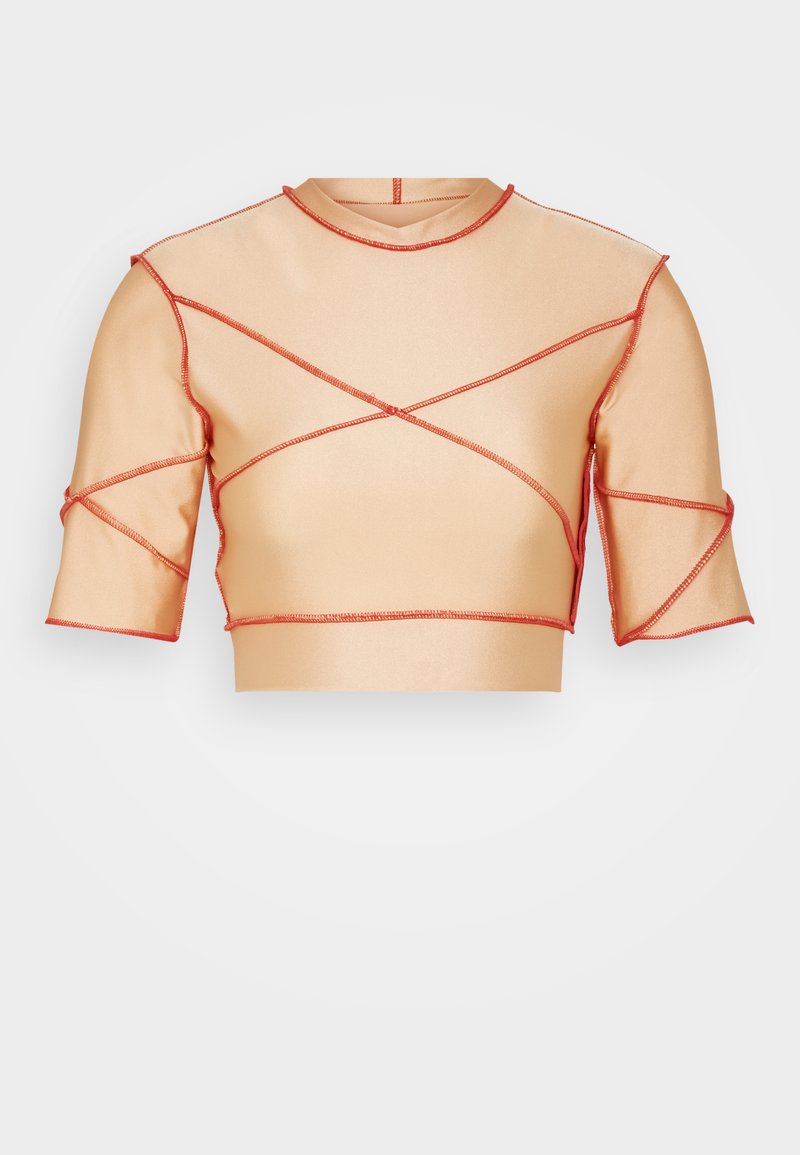 XULY.Bët T-shirt print nude