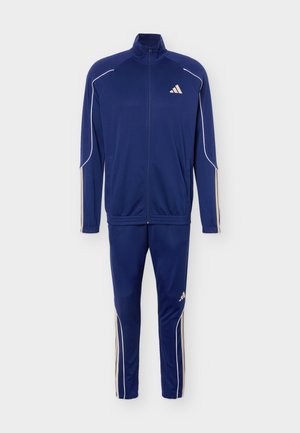 adidas Sportswear, STADIUM 3 STRIPES TRACKSUIT - Φόρμα - dark blue/beige