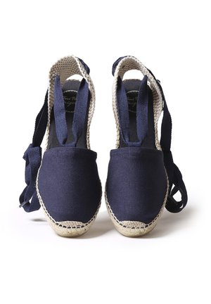 VALENCIA - Wedge sandals - navy