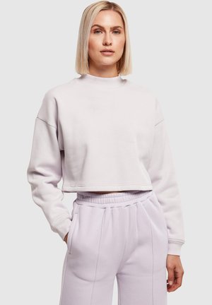 Urban Classics OVERSIZED HIGH NECK CREW - Sweatshirt - softlilac