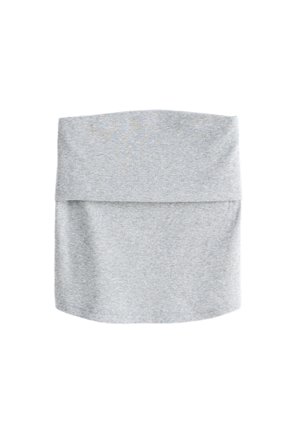 Self., REGULAR FIT - FOLD OVER BANDEAU TOP . - Top - grey