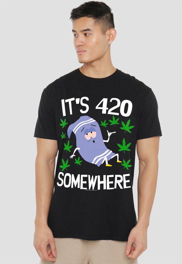 SOUTH PARK TOWLIE IT'S 420 SOMEWHERE - T-Shirt print
