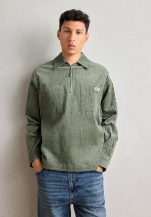 ZIP SHIRT - Chemise - thyme