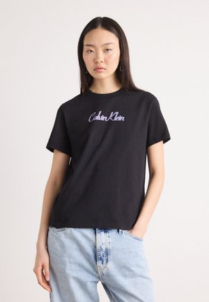 Calvin Klein Jeans CLASSIC LOGO TEE - T-shirt imprimé - black
