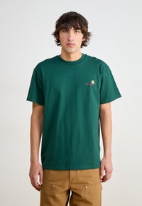 Carhartt WIP - AMERICAN SCRIPT - Basic T-shirt - conifer Thumbnail Image 1