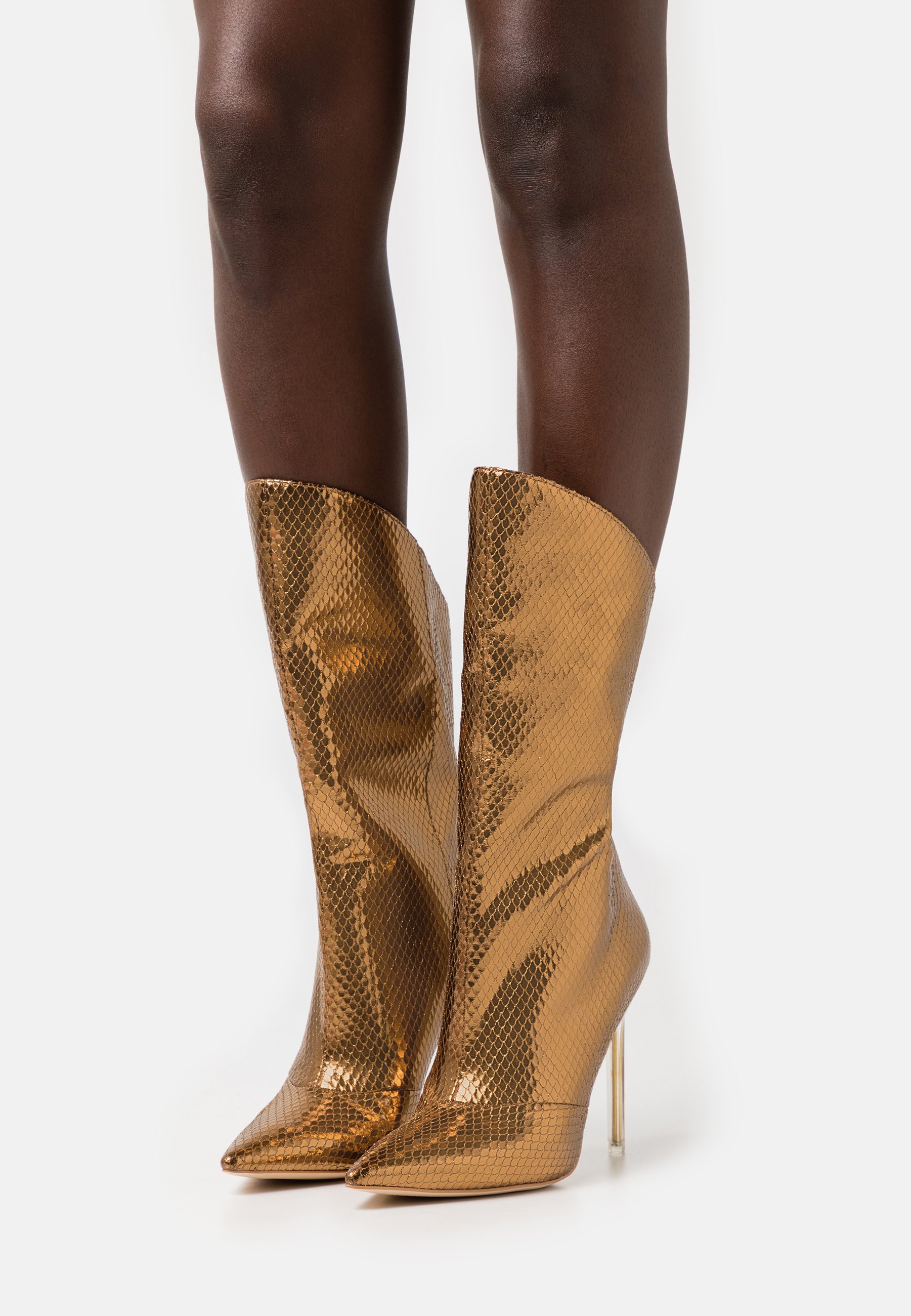 Guess SAMWELL - Laarzen met hoge hak - bronze/brons - Zalando.nl