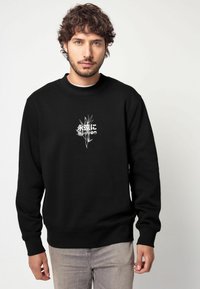 Next GRAPHIC REGULAR FIT - Sportska majica - black on white
