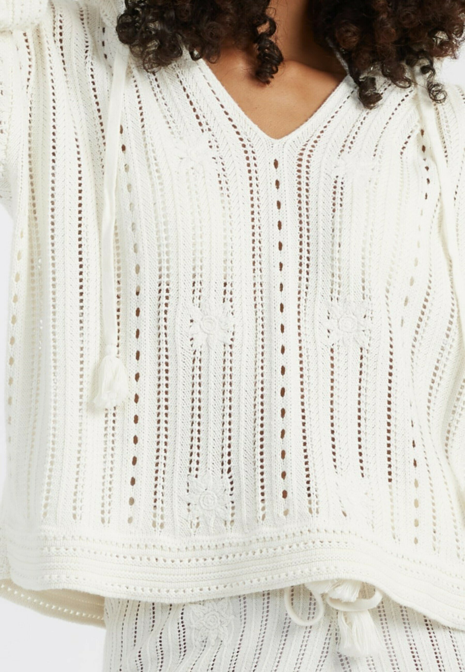 売れ筋商品|||シンティアンドパーカー パーカー・スウェットシャツ アウター レディース Women's Chinti & Parker Laura Whitmore Bohemian Hoodie Cream CHINTI & PARKER LAURA WHITMORE BOHEMIAN - Hoodie - cream