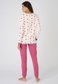 Damart EN INTERLOCK SET - Conjunto de pijama - rouge imp