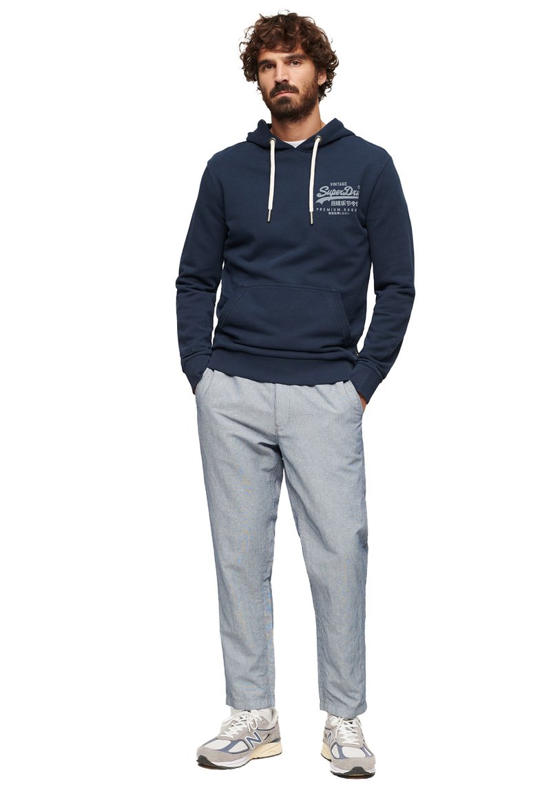 Superdry & Co VI HERITAGE - Jersey con capucha - blau