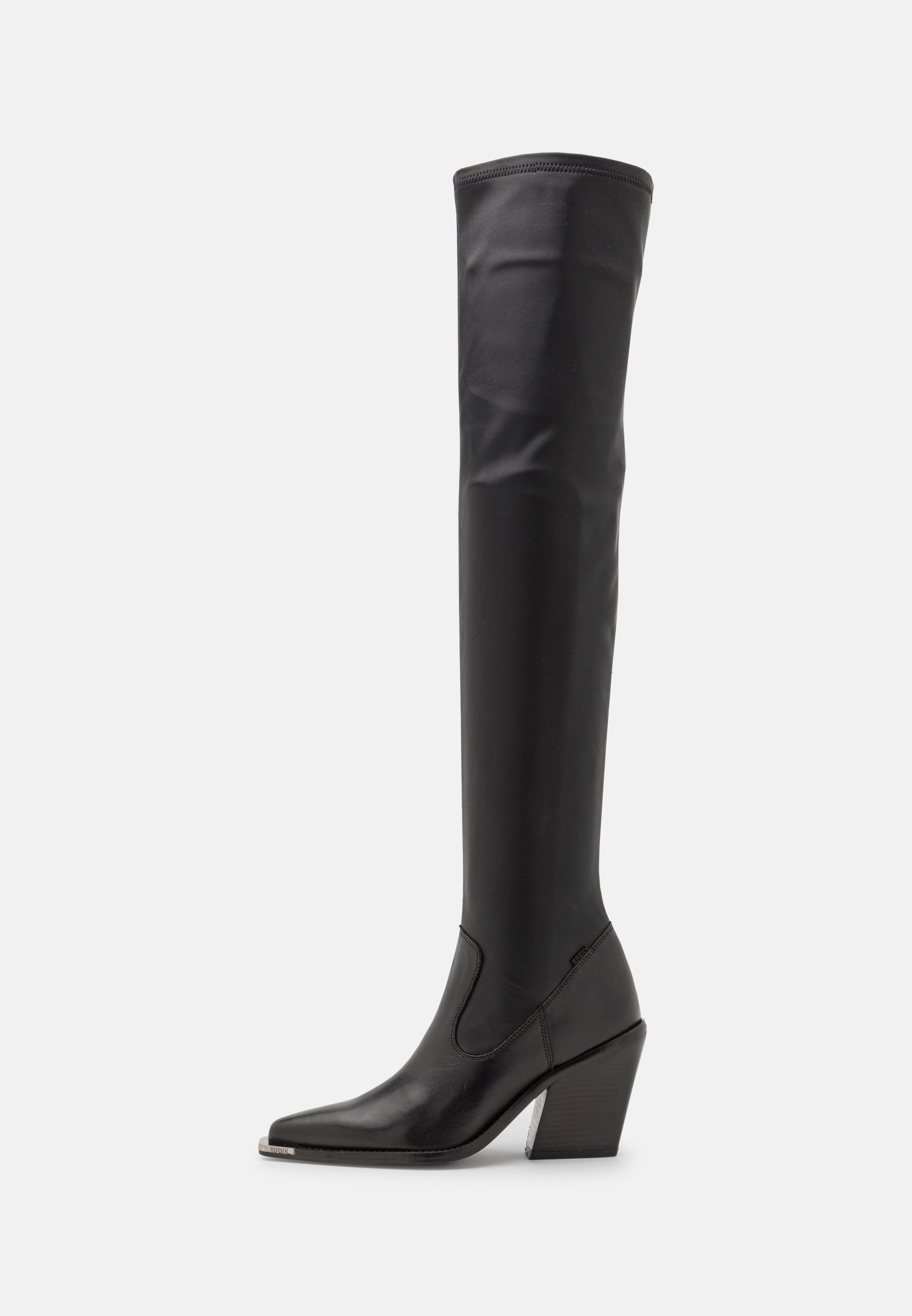 POSH by Poelman IZA Dames Overknee Laarzen Zwart