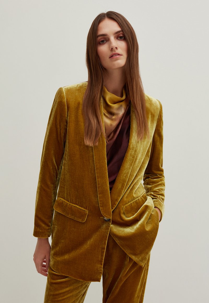 Stefanel Blazer jaune clair