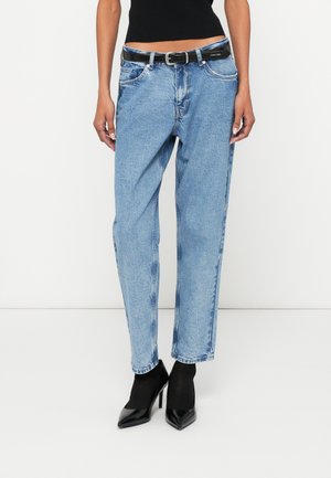 MOM  - Straight leg jeans - bright blue marble