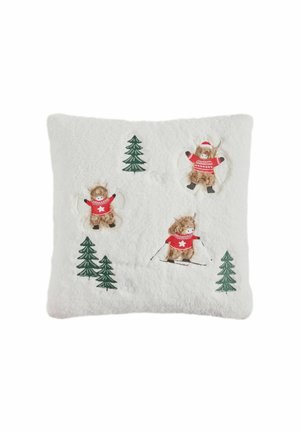 Next, REGULAR FIT - CHRISTMAS HAMISH SNOW CUSHION  UNSIEX - Scatter cushion - natural