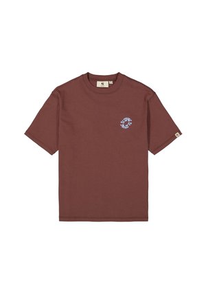 T-shirt print - mahogany