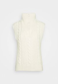 VILA Petite Stickad tröja - white