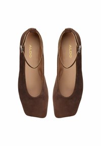 ALDO Ballerine con cinturino - dark brown