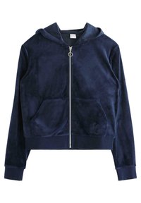 Lindex VELOUR JACKET - Sweatjacke - navy